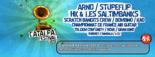Programmation du festival Catalpa 2013 à Auxerre - La Déviation