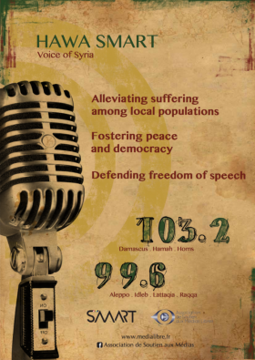Hawa Smart est la seule radio syrienne de l'opposition qui réussit à émettre sur la bande FM sur le tout le territoire - La Déviation