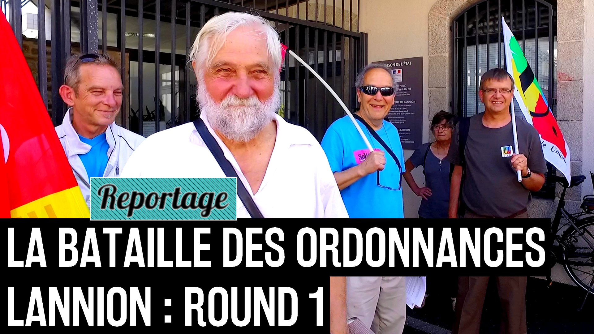 170619 - Rassemblement intersyndical Lannion loi Travail