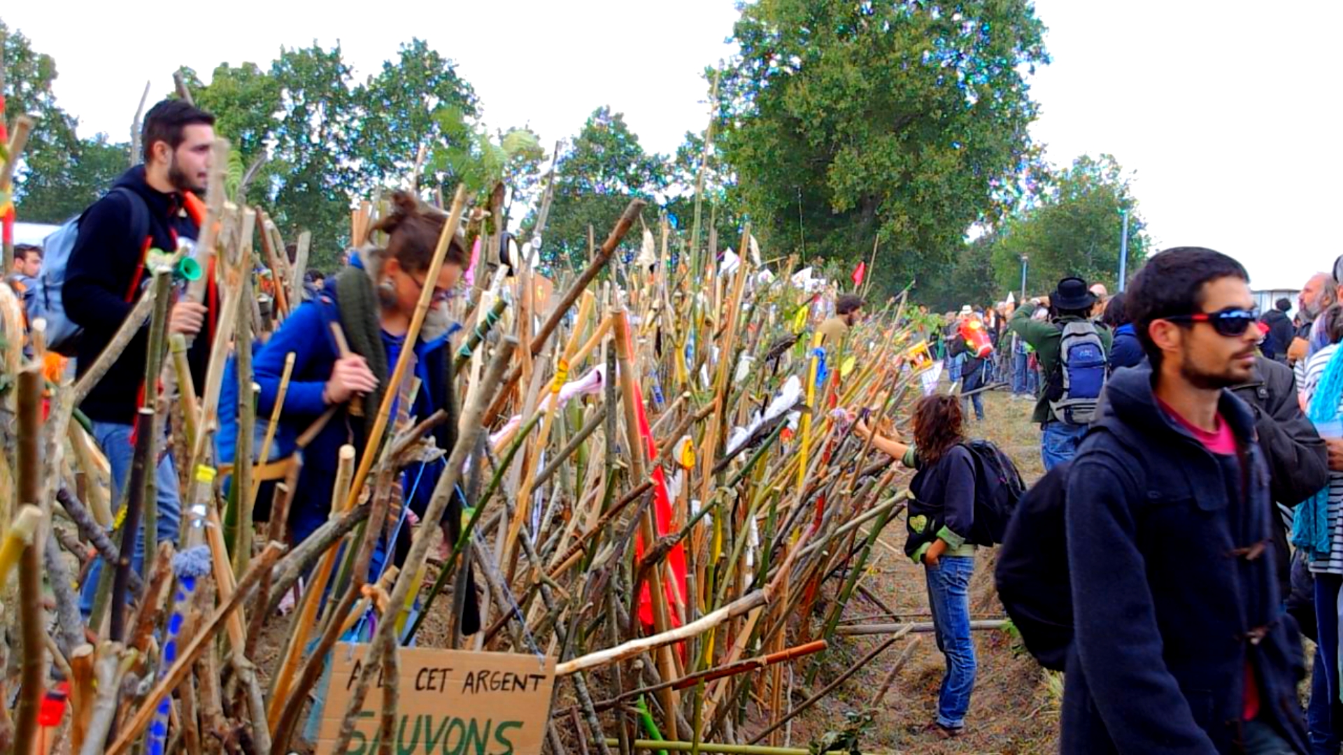 Manifestation du 16 octobre 2018 contre l'aéroport de Notre-Dame-des-Landes - La Déviation