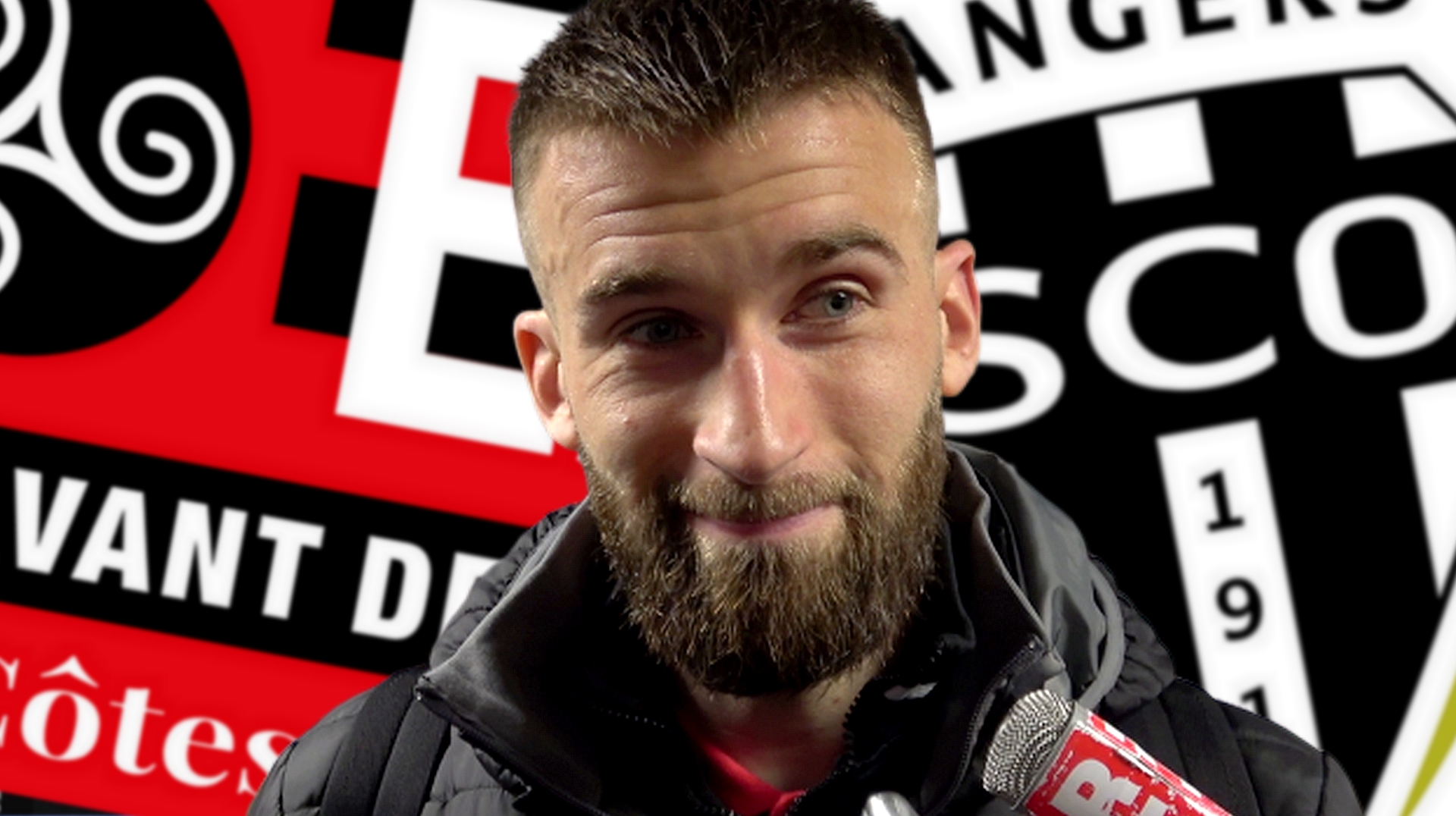 Interview de Lucas Deaux, seul buteur lors de Guingamp - Angers le 23 février 2019 - La Déviation