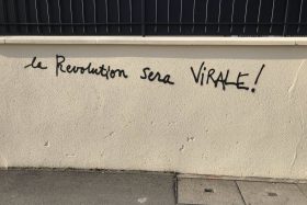 200417 - La Révolution sera virale tag Bagnolet by Kamel B - La Déviation