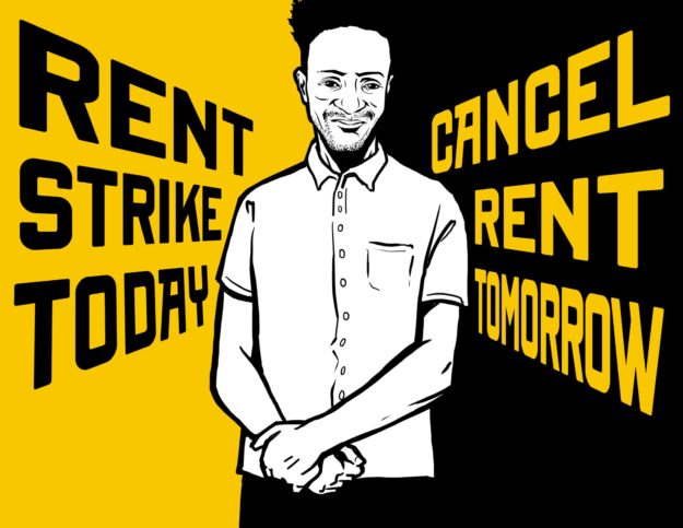 200423 - Grève des loyers Rent Strike Today Cancel Rent Tomorrow - La Déviation