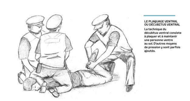 200423 - Plaquage ventral ou décubitus ventral by Acat rapport sur les violences policières - La Déviation