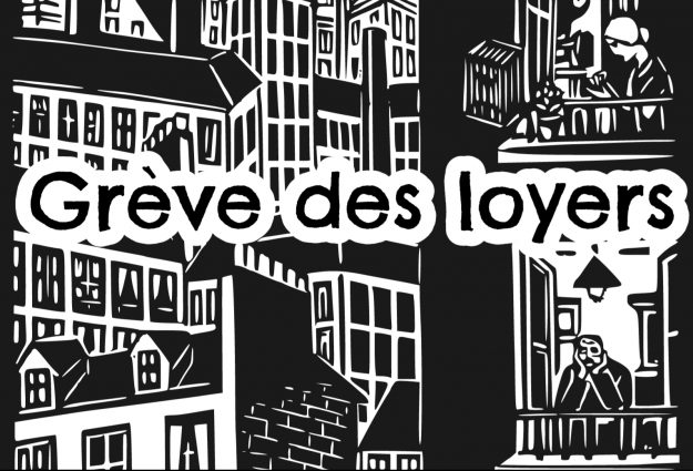 200520 - Affiche Grève des loyers by Masereel - La Déviation