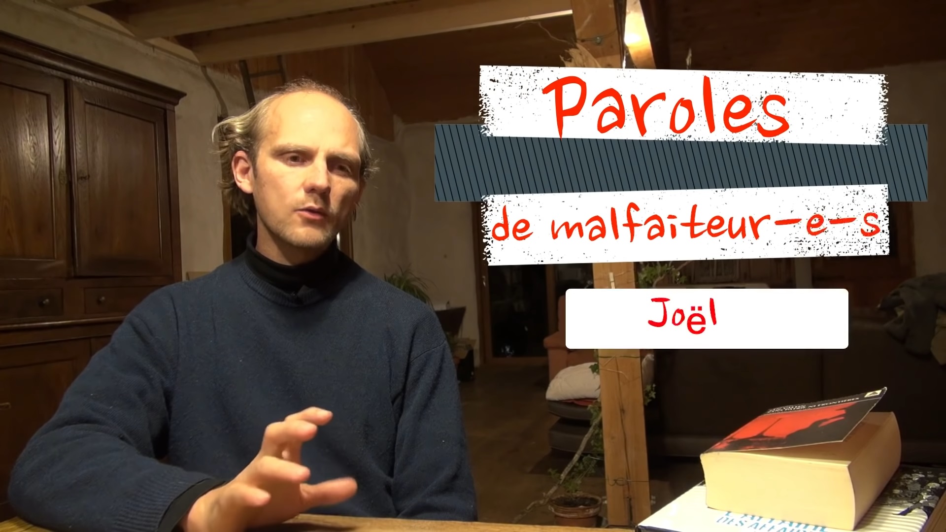 200520 - Capture d'écran Youtube Bure Paroles de malfaiteur.es Joël - La Déviation