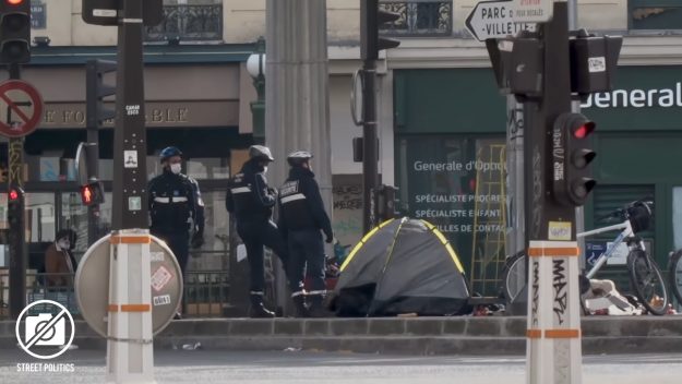 200520 - Capture d'écran vidéo Street Politics Covid 18 dans le nord de Paris sous confinement - La Déviation