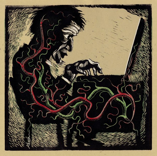 200528 - Dessin de Rémi Verbraeken sur l'informatique - La Déviation